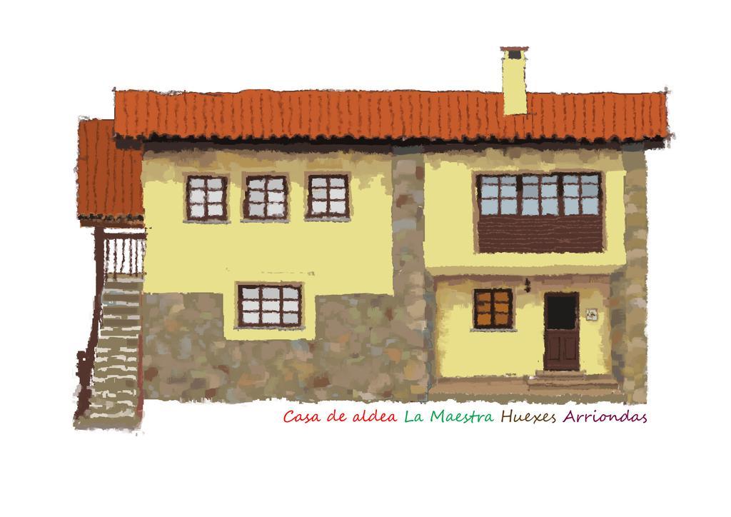 Casa y Apartamentos La Maestra Arriondas Exterior foto